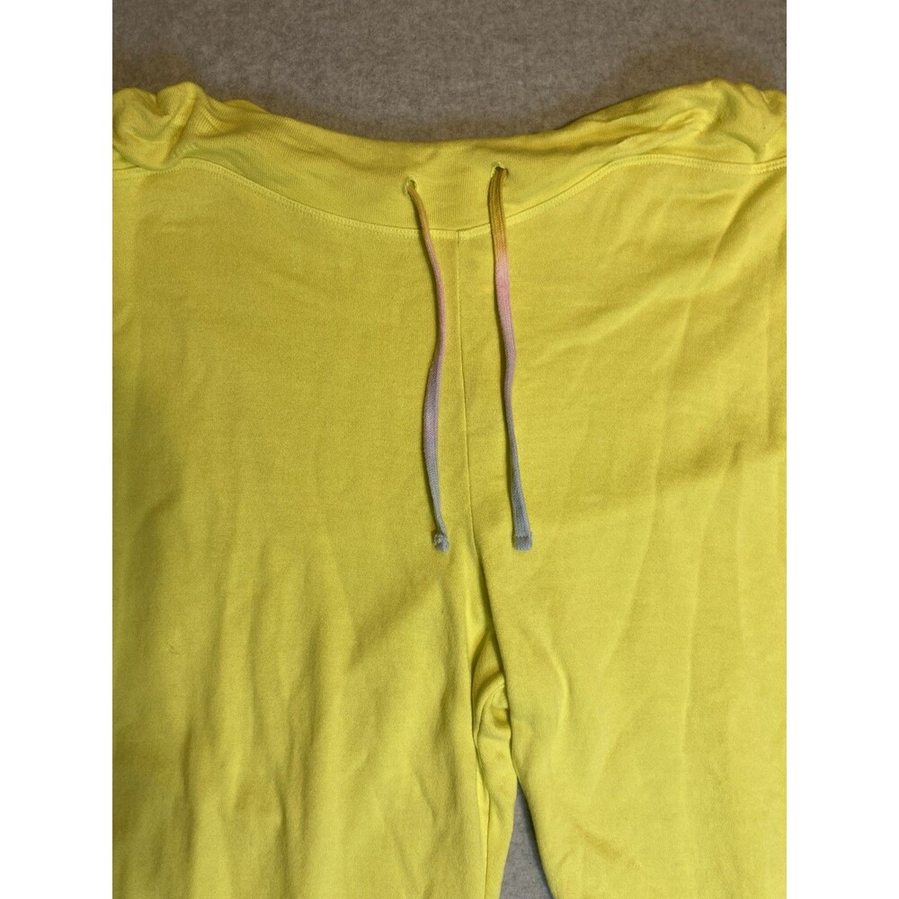 sundry Joggers Anthropologie Sz 3 Soft Yellow Tye Dye Drawstring Comfy Lounge - Picture 2 of 9